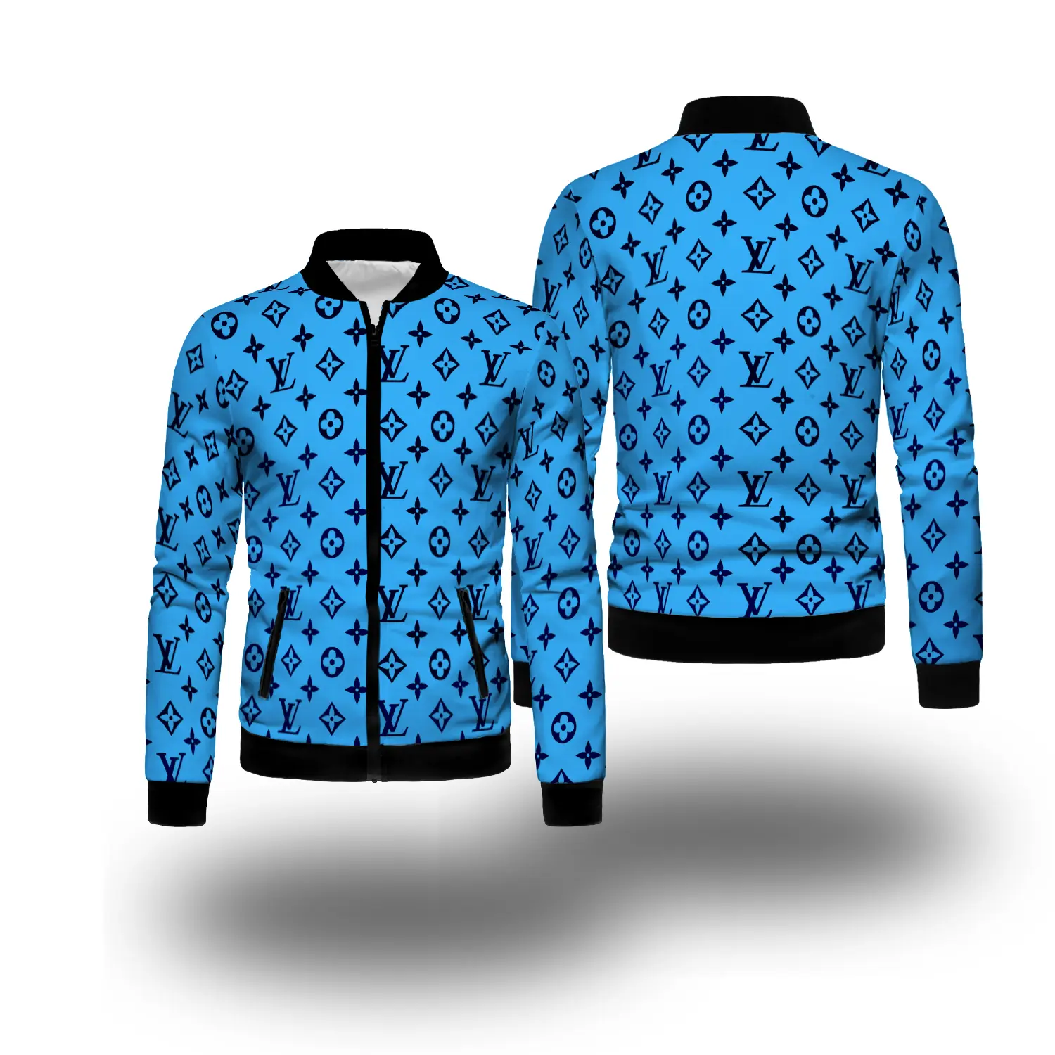 Louis vuitton varsity zipper tracksuit jacket hot trend 66